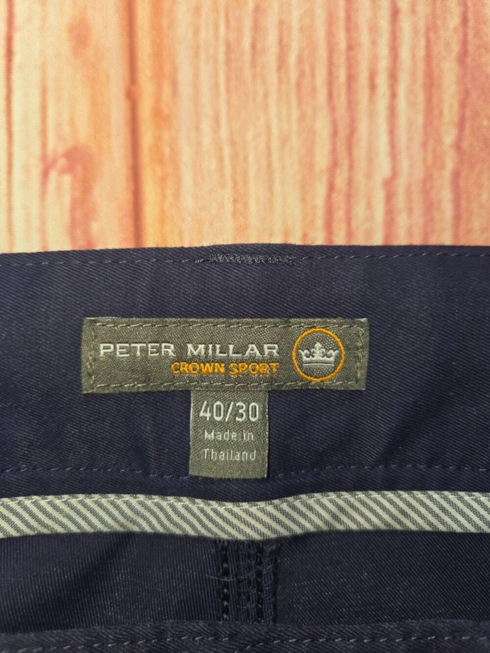Peter Millar Crown Sport Eb66 5-Pocket Navy Pants 40x30 - Picture 5 of 9